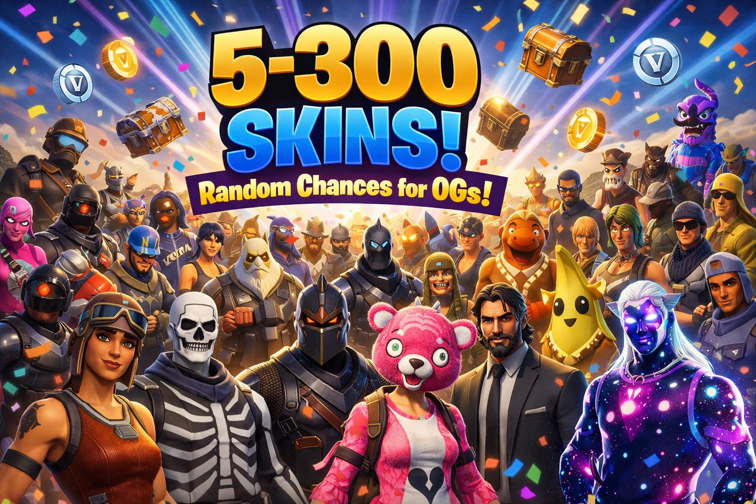 *TOP SELLING* 5-300 SKINS RANDOM ACCOUNTS | CHANCES FOR OGS